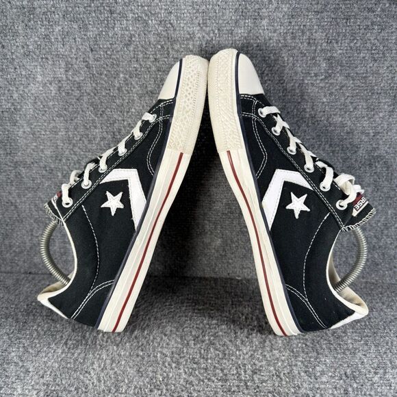 Converse Star Player 76 Mens 9.5 Shoes Black Low Top Casual Sneakers - Picture 6 of 12